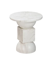 Tov Furniture 1 Pc. Marble Side Table