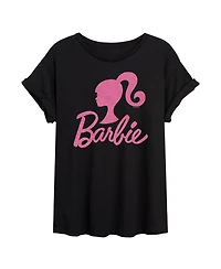 Hybrid Apparel Trendy Juniors Barbie Graphic Oversized Tee
