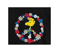 Hybrid Apparel Trendy Juniors Woodstock Cropped Tee