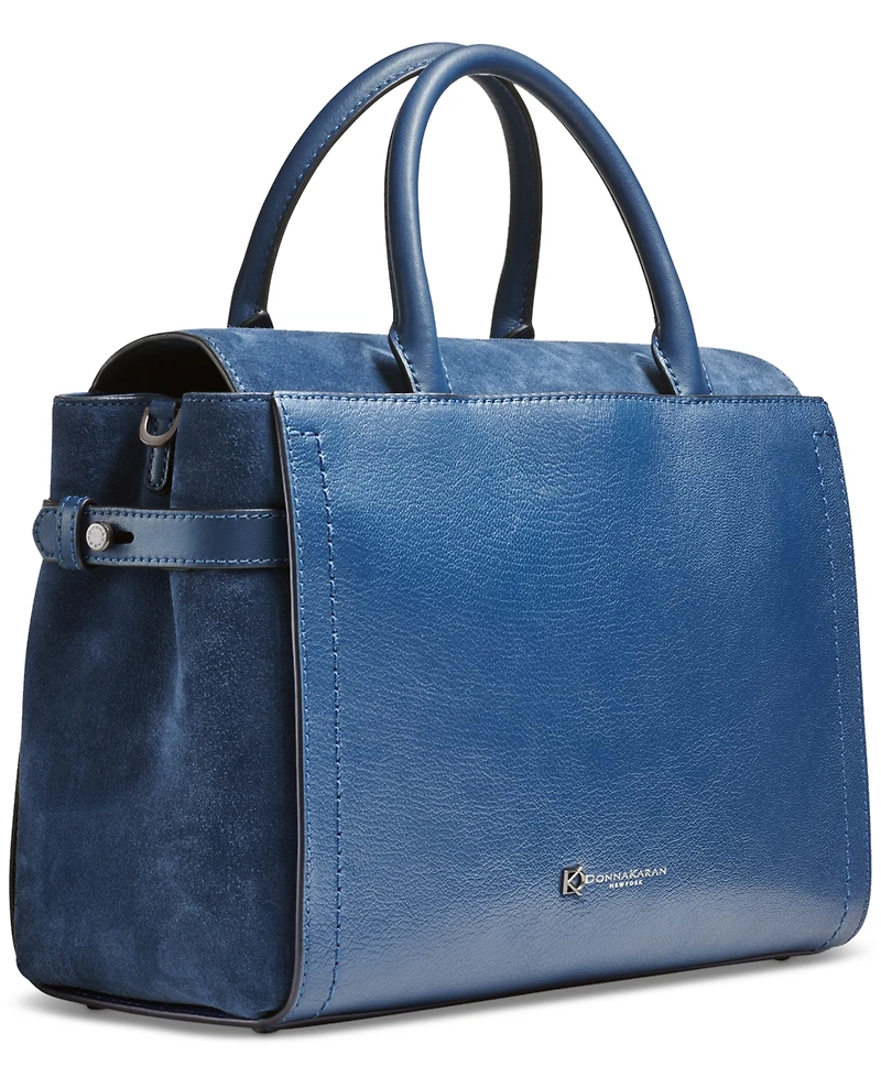 Donna Karan New York Roslyn Top Handle Suede Satchel