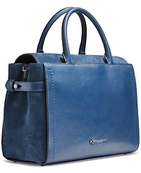 Donna Karan New York Roslyn Top Handle Suede Satchel