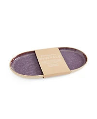 Portmeirion Minerals Medium Oval Platter, Amethyst