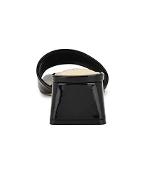 Nine West Women's Bamsy Square Toe Slip-on Dress Sandals