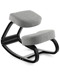 Costway Rocking Kneeling Chair Ergonomic Posture Correcting Back Pain Padded Cushion