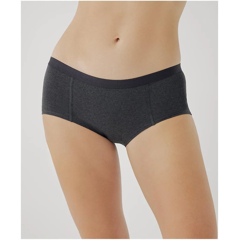Pact Women's Organic Cotton Everyday Boy Short 6-Pack