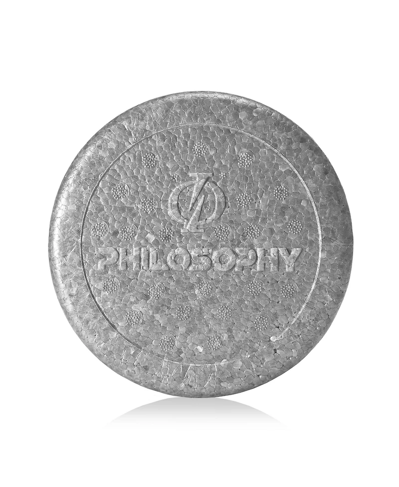 Philosophy Gym 24" High-Density Foam Roller for Exercise, Massage, Muscle Recovery - Round, Gray