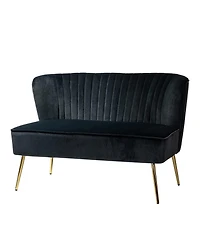 Delicia Contemporary Tufted Back Loveseat