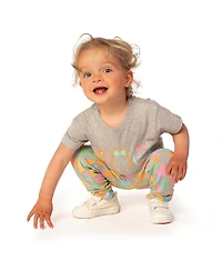 Mightly Toddler Girls Fair Trade Organic Cotton Graphic Short Sleeve T-Shirt 2-pack