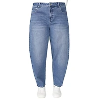 Eloquii Women's The Barrel Leg Jean