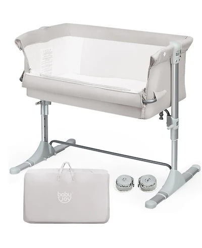 Costway Portable Baby Bed Side Sleeper Infant Travel Bassinet Crib