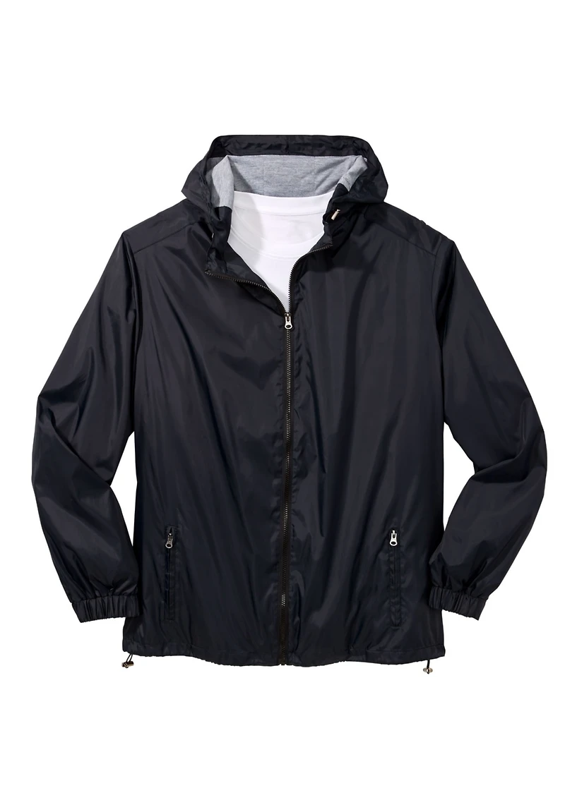 KingSize Big & Tall Jersey-Lined Windbreaker
