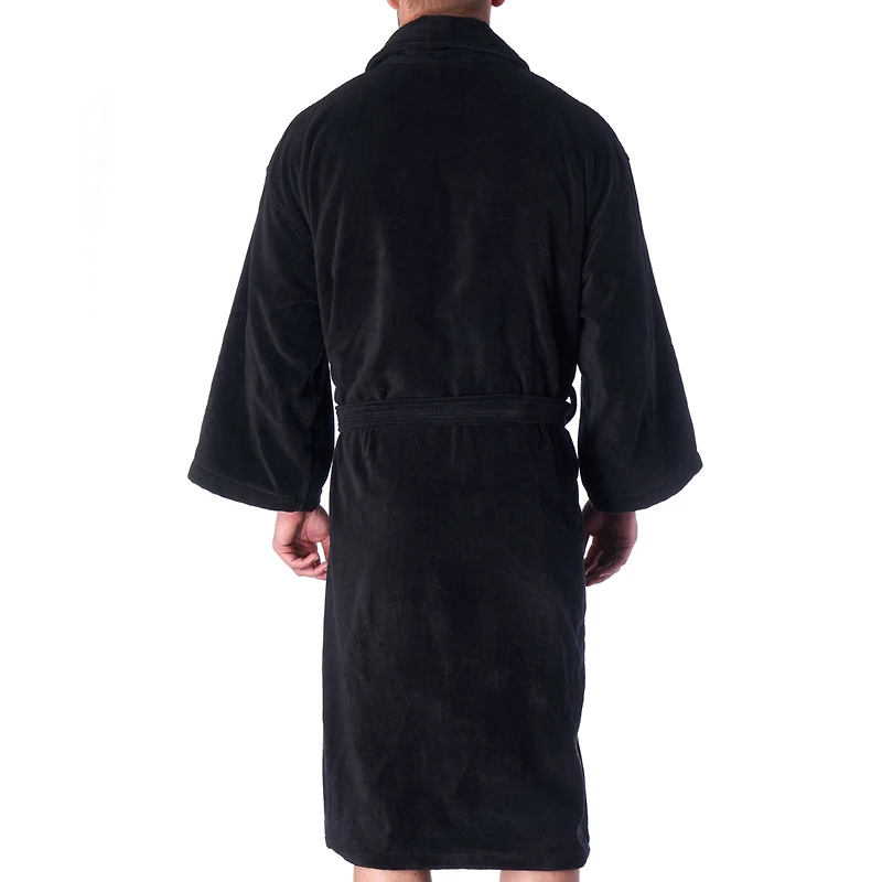Alpine Swiss Pure Cotton Men Terry Cloth Bathrobe Super Absorbent Hotel Spa Robe