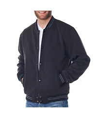 Alpine Swiss Men's Tyler Varsity Baseball Jacket Casual Letterman Bomber
