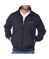 Alpine Swiss Men's Lightweight Bomber Jacket Casual Windbreaker Varsity Coat