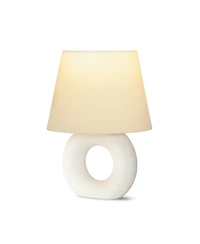 Chloe 15.5" Ceramic Contemporary Led Table Lamp