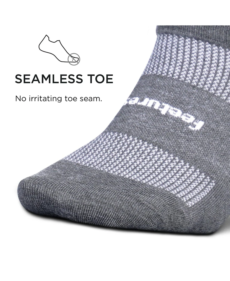 Feetures Men's High Performance Ultra Light Ankle Sock - No Show Socks for Women & Men with Heel Tab