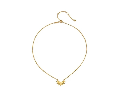Emergence Gold Sunburst Necklace