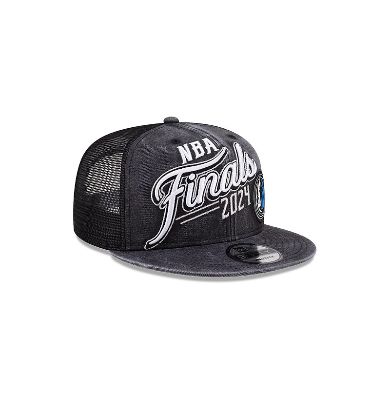 New Era Men's Black Dallas Mavericks 2024 Western Conference Champions Locker Room 9FIFTY Snapback Hat