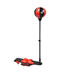 Sugift Kids Punching Bag with Adjustable Stand and Boxing Gloves