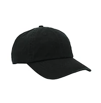 Ghostface Men's Dad Plain Black Embroidered Patch Hat with pre-curved bill for Men