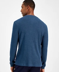 Club Room Men's Thermal Long-Sleeve Henley
