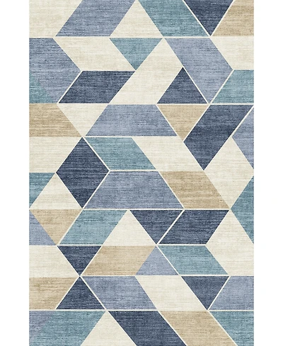 Mink Home Velvet Touch Washable Dev-001 7'6" x 9'6" Area Rug