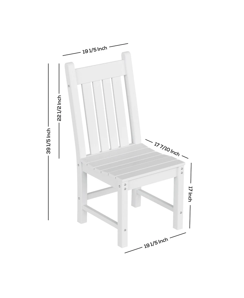 WestinTrends Outdoor Patio Dining Chair