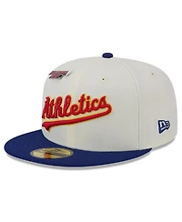 New Era Men's White Oakland Athletics Big League Chew Original 59FIFTY Fitted Hat
