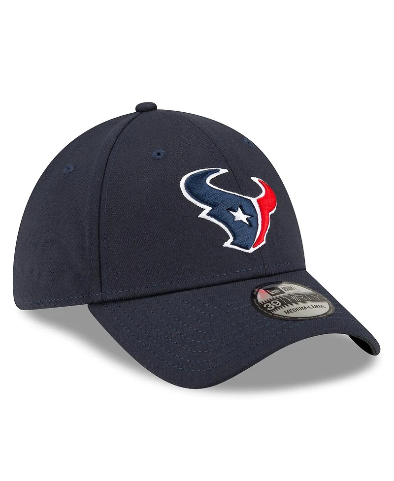 New Era Men's Navy Houston Texans Team Classic 39THIRTY Flex Hat