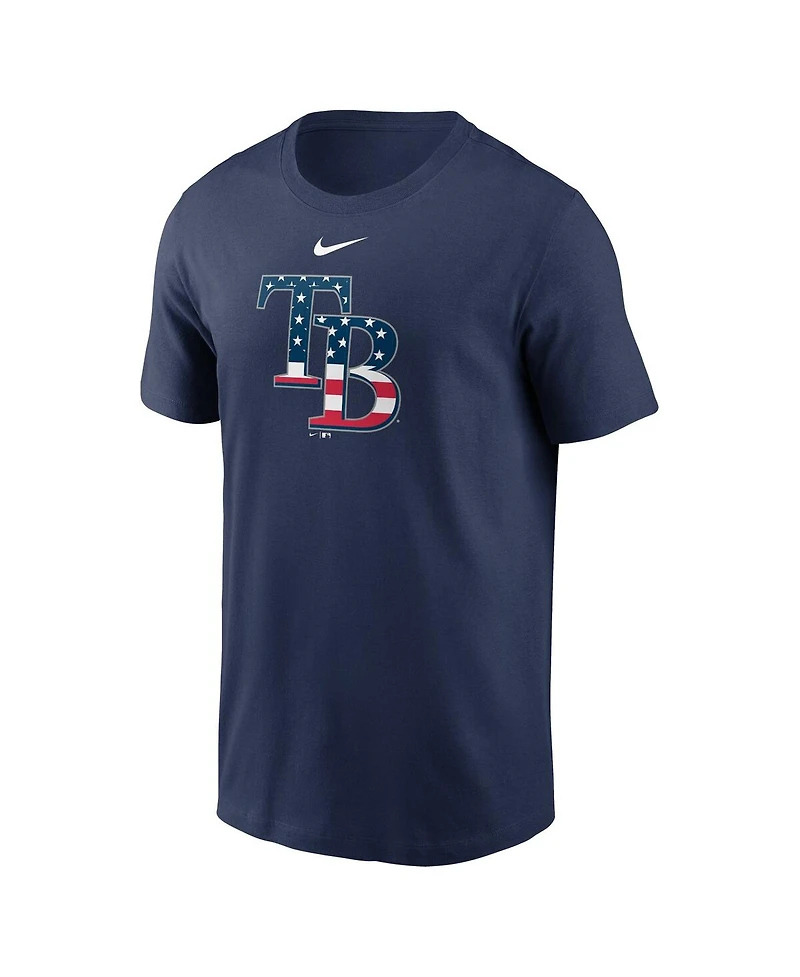 Nike Men's Navy Tampa Bay Rays Americana T-Shirt