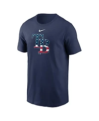 Nike Men's Navy Tampa Bay Rays Americana T-Shirt