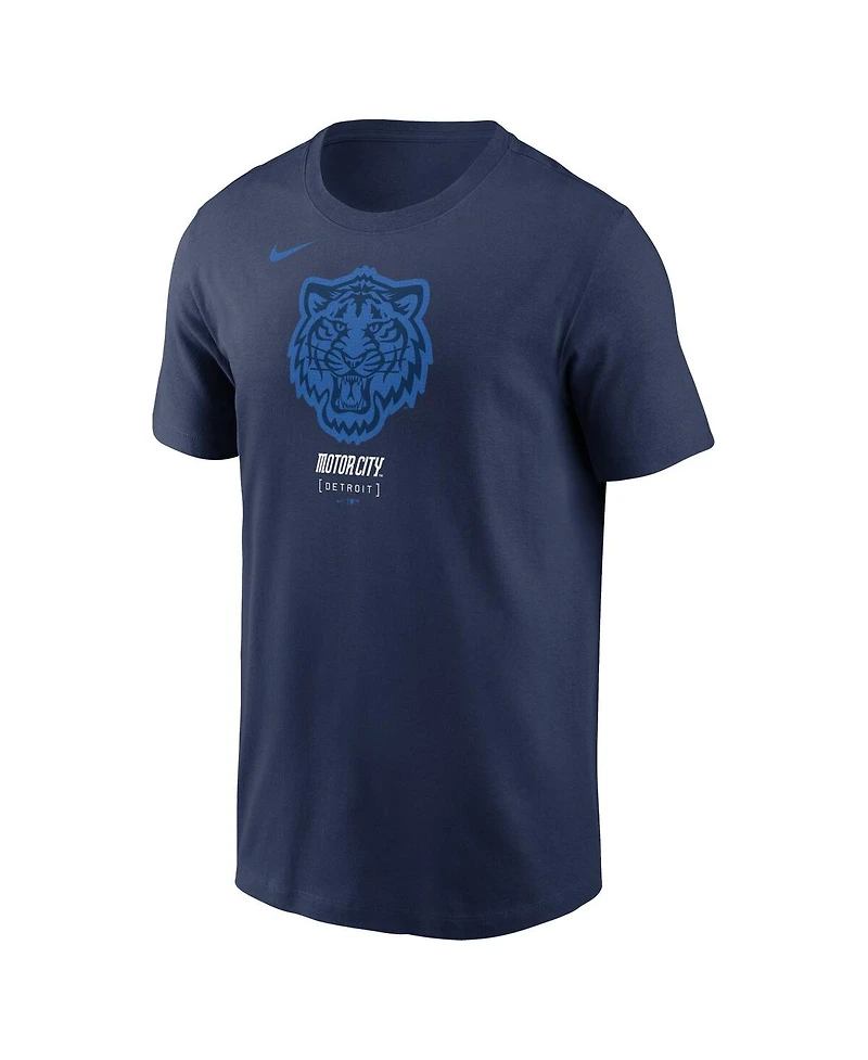 Nike Men's Navy Detroit Tigers 2024 City Connect Large Logo T-Shirt