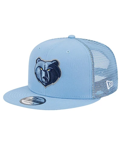 New Era Men's Light Blue Memphis Grizzlies Evergreen Meshback 9FIFTY Snapback Hat