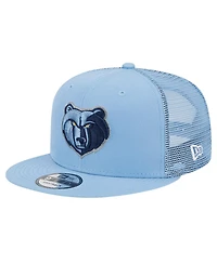 New Era Men's Light Blue Memphis Grizzlies Evergreen Meshback 9FIFTY Snapback Hat