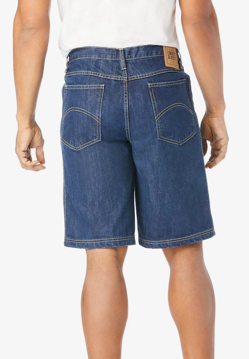 Liberty Blues Big & Tall by KingSize 5-Pocket Denim Shorts