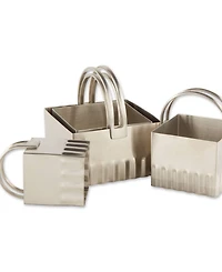 Rsvp International Endurance 4 Piece Square Rippled Biscuit Cutters