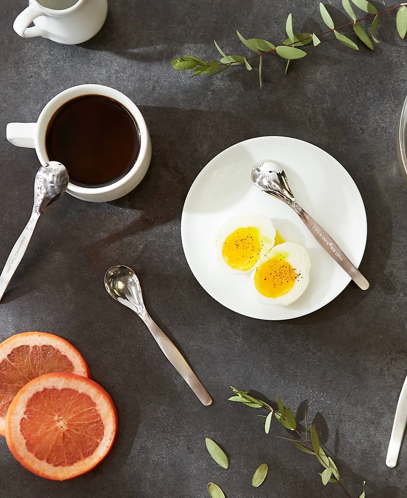 Rsvp International Endurance Stainless Steel 4 Piece 6" Egg Spoon Set
