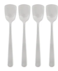 Rsvp International Endurance Stainless Steel 4 Piece 6" Ice Cream Spoons Set
