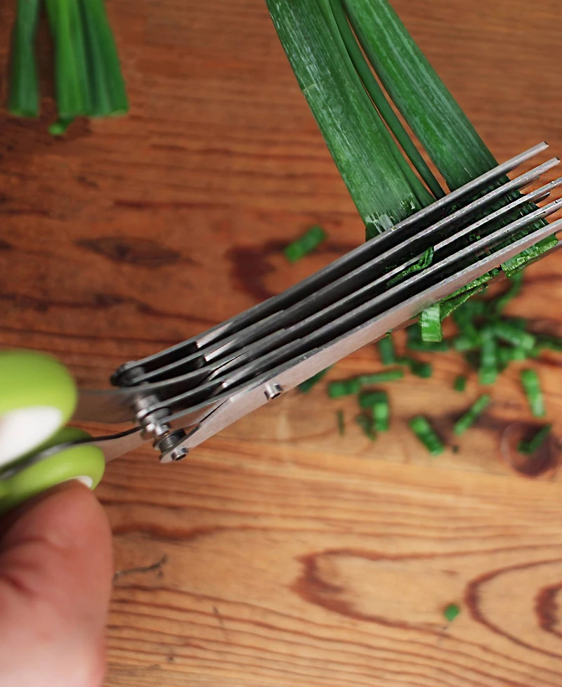 Rsvp International Stainless Steel Plastic 8x3" Kitchen Helpers Herb Scissors