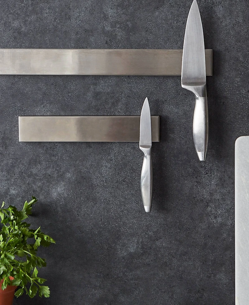 Rsvp International Endurance Stainless Steel 10" Deluxe Magnetic Knife Bar
