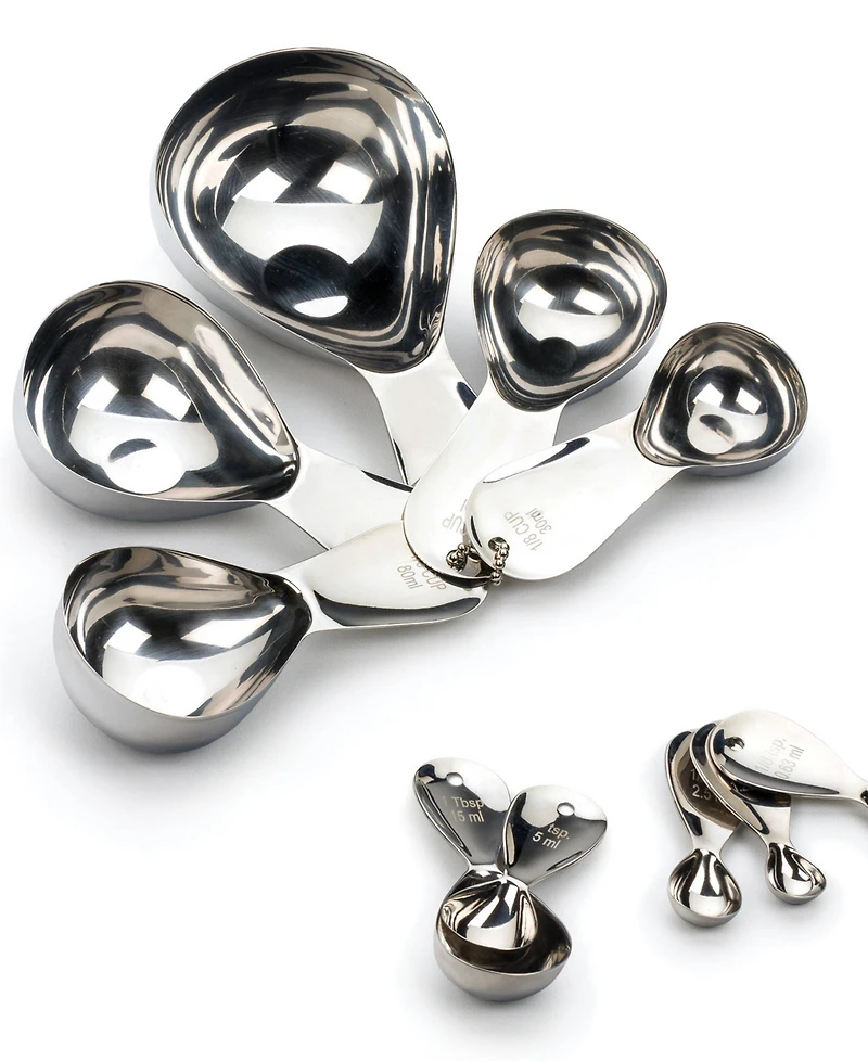 Rsvp International Endurance Stainless Steel 5 Piece Teardrop Measuring Spoon Set
