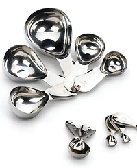 Rsvp International Endurance Stainless Steel 5 Piece Teardrop Measuring Spoon Set