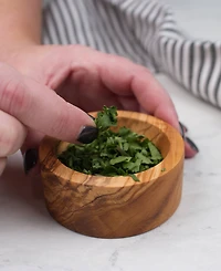 Rsvp International Olive Wood 2 Ounce Pinch Bowl