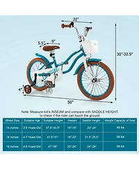18'' Children Bicycle with Front Handbrake and Rear Coaster Brake