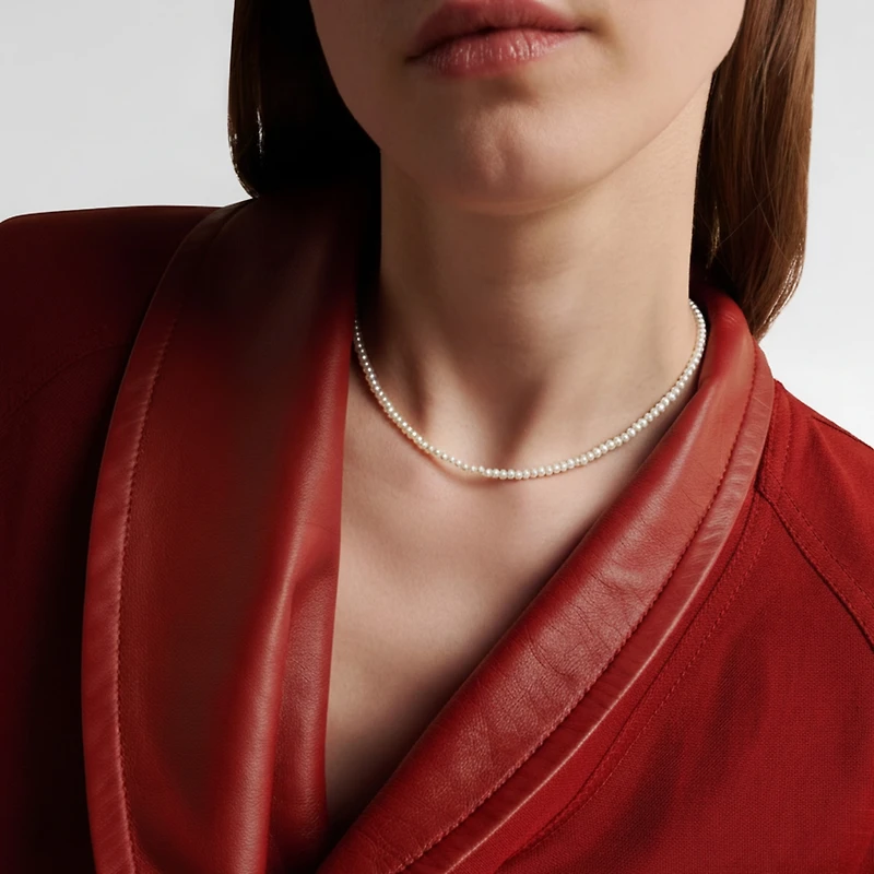 18K Gold Plated Freshwater Pearls Necklace - Carrie Small
