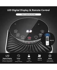 Btu Portable Air Conditioner w/ Remote Control 3-in-1 Air Cooler w/ Drying