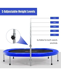 Costway 50'' Trampoline for 2 People Foldable Rebouncer