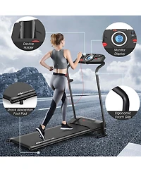 1HP Electric Treadmill Folding Motorized Power Running