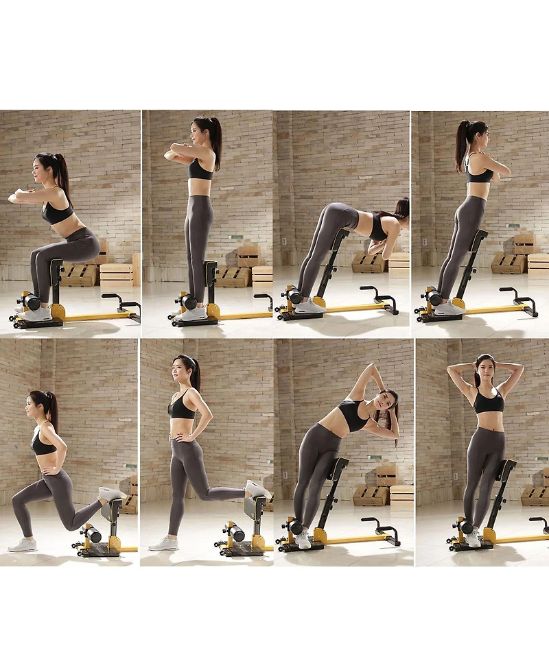 8-in-1 Multifunctional Squat Machine Deep Squat Home Gym Fitness Equipment