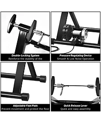 1 pcs Bike Trainer Bicycle Exercise Stand w/ 8 Levels Resistance